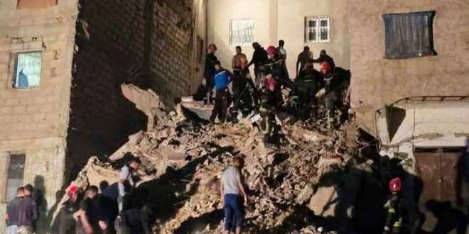 فاس … ارتفاع حصيلة القتلى إلى 11 جراء انهيار المبنى .