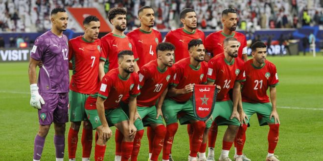 استدعاء 28 لاعبا لمعسكر المنتخب المغربي استعدادا للمونديال .